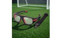 Sports Eyewear with Strap Wraparound Goggles with Strap Sports Goggles Full-Coverage Safety Glasses Impact-Resistant