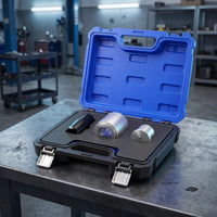 crankshafts Front Oil Seal Installer Tool Kit Heavy-Duty Main Shaft Seal Installer with Case for Auto Repair Shop, Garage