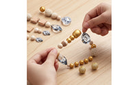 Wooden Bead Suncatcher Kit Diy Crystal Suncatcher Wooden Craft Set for Crafters, Beginners, Window, Porch, Garden