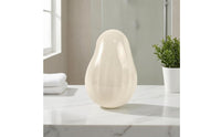 Glossy Nanocrystal Glass Hair Remover Teardrop Shaped Glass Hair Remover Compact Handheld Exfoliator Eco-Friendly