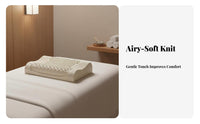 Ergonomic Design Massage Bed Pillow Formaldehyde-without Latex Pillow for Adults, Side Sleepers, Beauty Salon