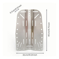 Scuba Backplate Rigid Dive Gear for Divers