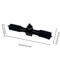 Aluminum Shell Rack and Pinion Steering Kit Metal Body Rack and Pinion Steering Universal DIY Replacement Part Vehicle Parts for Motorcycle Conversion