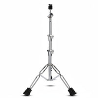 Angle Adjustable Straight Cymbal Stand Stable Support Cymbal Extendable Stand Heavy Duty Music Gear Rubber Feet for Drummers, Musicians