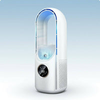 Bladeless Spray Fan Perforated Air Outlets Desktop Humidifying Ventilation zoneSaving Home Design Appliance