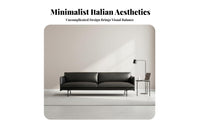 Italian-Inspired design Minimalist Suspended Armchair Sleek silhouette Lounge Chair Ergonomic Design Indoor Seating Easy Assembly for Professionals, Readers, Homeowners, Living Room, Bedroom, Balcony, literary corner