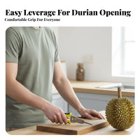 Durian Opener Tool Stainless Steel Tip Durian Opener Labor-Saving Fruit Opening Clip for Cooking Aficionados, Adults, Restaurant, Dessert Shops