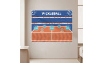 Pickleball Wall Sticker Indoor Pickleball Practice Target Wall Decal Targets Large Mat Long-Lasting for Beginners, Home, Garage