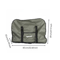 Portable Folding Bike Bag Heavy Duty Folding Bike Travel Bag Shoulder Strap Two-Wheeler Carry Case Double Layer Thick for Cyclists, Commuters