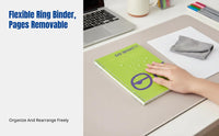 PP Waterproof Matte Loose-Leaf Notebook, B-size format, Removable pages, Playful colors, Comfortable writing, 60 sheets