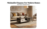 Extendable TV Console with Matching Coffee Table Modern Minimalist aesthetic