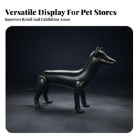 Lightweight Inflatable Dog Mannequin Reusable Dog Clothing Display Model Easy to Clean for Children, Product Photography