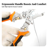 Spring-Loaded Multifunction Wire Stripper Insulated Handles Wire Stripping Plier Cutting Cutting Edges Electrical Plier Multi-Purpose