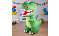Automatic Inflation RC Dinosaur Toy Roaring Sound Wireless Control Dinosaur Toy 360° Rotation for Children