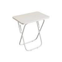 Space-Saving Foldable Computer Desk Installation-No-Assembly Fold-up Writing Desk Lightweight Portable Table Multi-Purpose for Students, Apartment Dwellers, Telecommuting Workers, Bedroom, Small Areas, Study Room