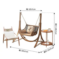 Kid's Hanging Chair, Egg Chair, With Cushion, Freestanding, Outdoor