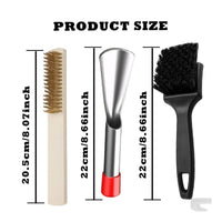 3 Pieces Mowers Deck Cleaning Kit Long Handle Yard Maintenance Equipment Deck Reusable for Homeowners