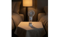 Handheld Misting Fan Compact Handheld Fan with Mist Desk-Standing for Travel
