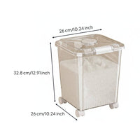 Moisture-Proof Rice Storage Container Large Capacity Airtight Food Storage Container Heavy Duty