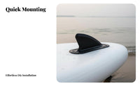 Glue-on Tracking Skeg Improves Directional Control Surfboard Fin Paddle Board Stability Fin Enhances Directionality