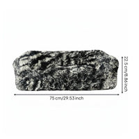 Dog Lounge Bed Removable Cover Faux Soft Pet Bed Bolster Faux Soft Pet Sofa for Cats, Indoor