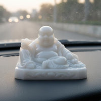 Maitreya Buddha Statue Rectangular Base Buddha Ornament Gift Idea Home Decoration for Tea Pet Display