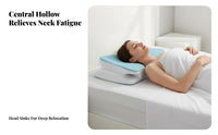 Pressure Relief Butterfly Cervical Pillow Breathable Butterfly Pillow Machine-Washable Cover for Side Sleepers, Bedroom, Sleeping, At Home