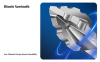 Dry Drilling Capable Four-Blade Concrete Drill Bit Wear-Resistant Serrated Tile Drill Bit Hard Alloy Steel for Homeowners, Maintenance Work