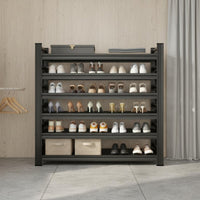 High-Quality Steel Multi-Layer Shoe Rack Multifunctional Metal Shoe Rack Rust-Resistant Waterproof for Closet