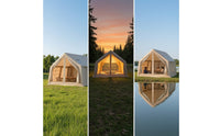 Inflatable Tent Quick Setup Inflatable Shelter Fast Inflate Inflatable House for Campers, Families, Camping, Outdoor Activities, Backyard