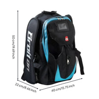 Skating Equipment Carrier with Accessory Pockets Guarding Skate Backpack Breathable for Commute
