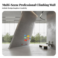 C Our Team Tomizable Configuration Artificial Rock Wall Family Fun Outdoor Climbing Wall Textured Surface Recreational Facility Professional-Grade for Climbers, Beginners, Indoor, Gymnasium, Recreation Center, Am Our Team Ement Park