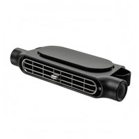Hook-and-Loop Mount Car Seat Fan 1.5 M Cable Headrest Fan Compact Rectangular