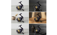 High-Strength Rotating Fishing Reel Shiny Fishing Reel with Metal Spool Interchangeable Smooth for Anglers, Casting