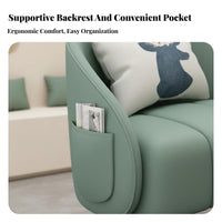 Minimalist Design Upholstered Tub Armchair Ergonomic Backrest Lounge Chair High-Density Cushion Loveseat Easy to Clean for Business Owners, Interior Designers, Reception Area, Balcony, Home Office, Living Room