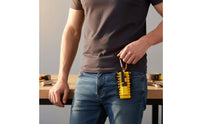 22 Pieces High Hardness 22 Piece Shock-Absorbing Driver Bit Set Portable S2 Steel Screwdriver Bit Kit Non-Slip for Technicians, Mechanics, DIYers, Appliance Installation, Auto Repair, Machinery Maintenance