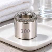 Silver Finish Metal Grinding Head High Performance crystalGrit Grinding Head