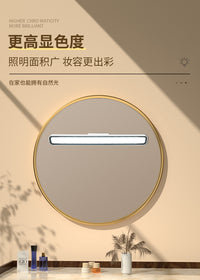 LED补光镜前灯条灯带卫生间浴室厨房照明感应灯梳妆台化妆灯充电 32cm  三色光【充电款】触控+三色光+无极调光★白色
