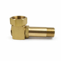 Brass Hose Reel Adapter Sturdy Hose Reel Replacement Fitting Rustproof Swivel Elbow Connector for Watering