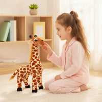Giraffe Stuffed Toy Cuddly Giraffe Stuffed Toy Soft Standing for Children, Playroom, Nursery