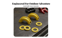 D Loop Isolator Kit Wear-Resistant Cover Shock Absorption D-Loop Protector Set for -Roaders, Truck Owners