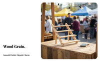 Tiered Wooden Display Stand Full Wood Jewelry Display Riser Wooden Riser Stand Nordic Aesthetic Vendor Event Shelf