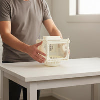 Easy Observation Hatching Box for Small Birds Ventilated Design Plastic Bird Breeding Box for Aviary