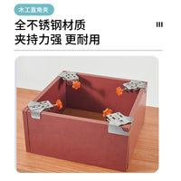 Imbot Stainless Steel Right Angle Clamp for Woodworking, Frame and Picture Frame