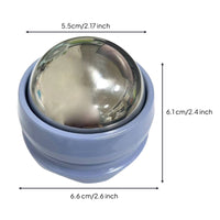 Cooling Ice Ball Massager Handheld Facial Ice Massager Polished Stainless Steel Massage Ball Compact