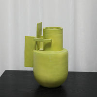 Wabi-Sabi Geometric Creative Vase for Home Decor, Resin, for Dried Flowers