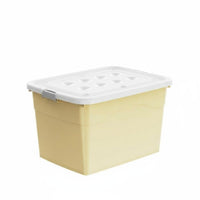 Wheeled Under-Bed Box Large Capacity Wheeled Latching Tote sturdyDuty Complimentary for Families, homeowners