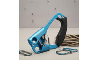 Left-Hand Ascender Corrosion-Resistant Left Hand Ascender Rope Clamp with Pulley Long-Lasting Gear Heavy-Duty for Climbers