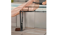Spa Cover Lifter with Hydraulic Assist Heavy Duty Spa Cover Lifter with Hydraulic Arm Drill for Backyard