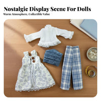 30cm Doll Clothes Set Fashionable Design BJD Doll Clothes Detailed Craftsmanship Miniature Fashion Set for Hobbyists